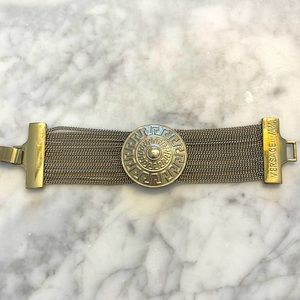 Versace x H&M Limited Edition Gold Medallion Chain Bracelet